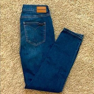 Calvin Klein high rise skinny jeans